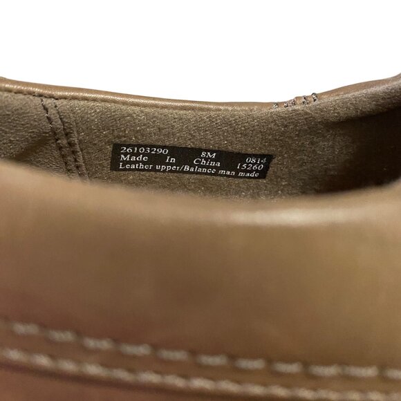 Clarks Genette Danby Chunky Heel Side Zip Shoes Womens Size 8 Brown Academia - Picture 6 of 6